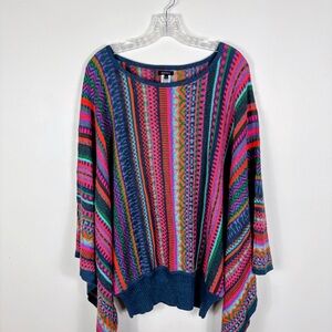 Novica Kimono Women’s S/M Multicolor Alpaca Blend